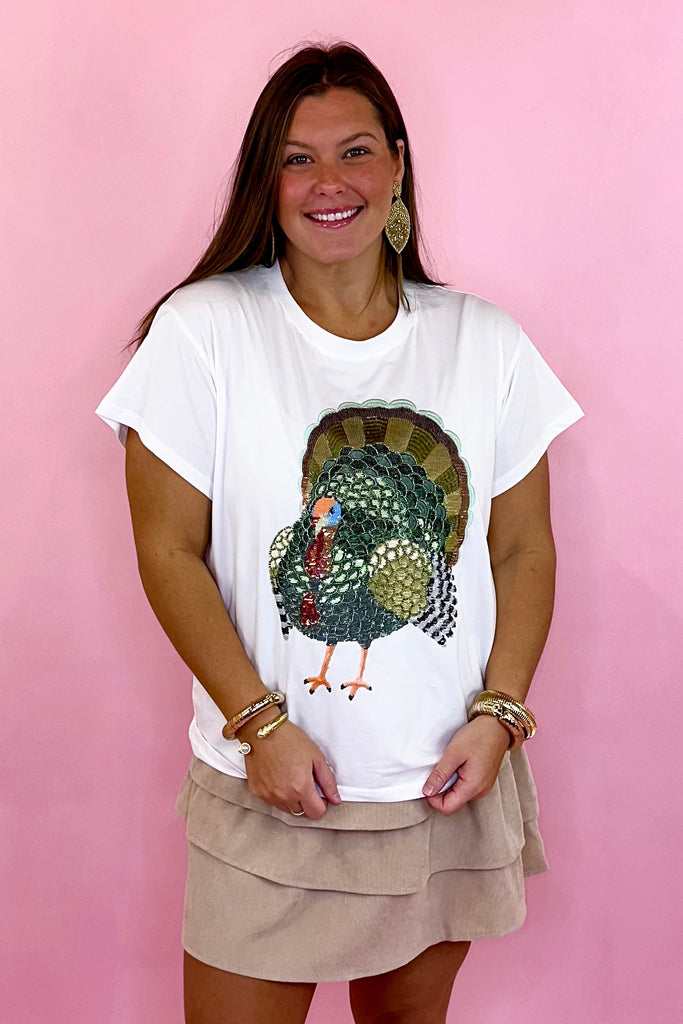 Queen Of Sparkles big turkey tee