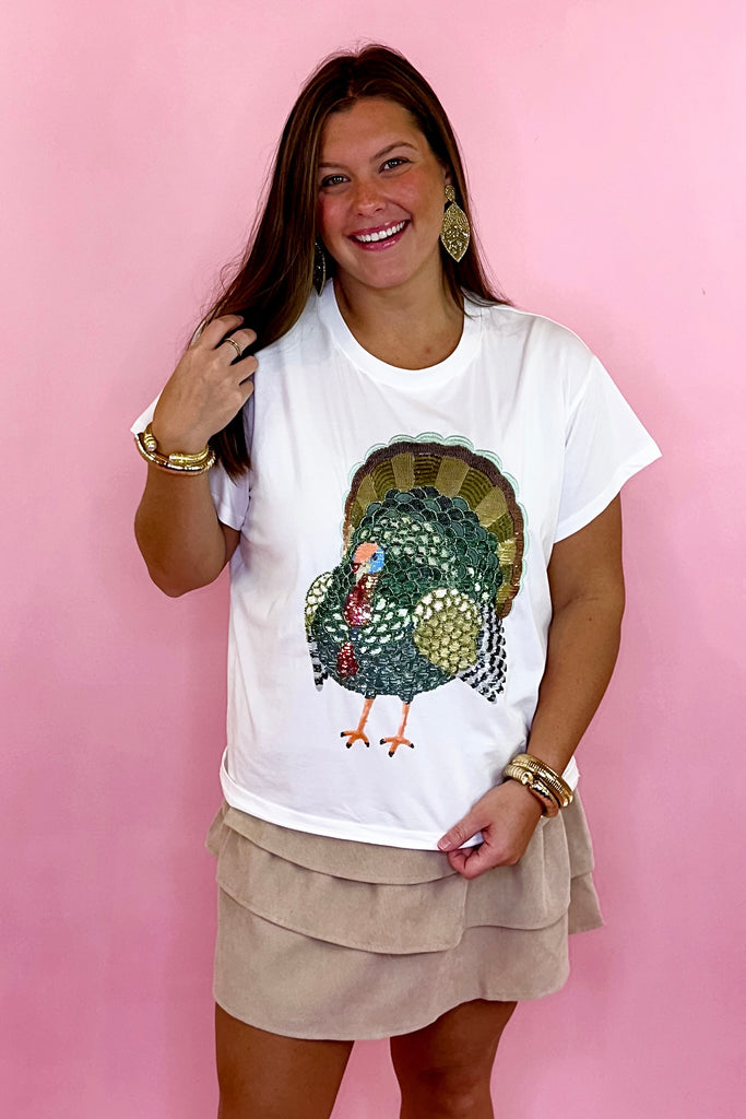 Queen Of Sparkles big turkey tee