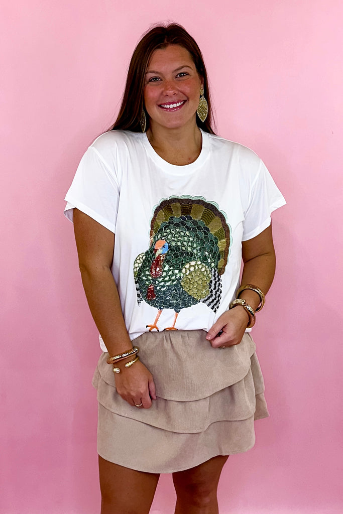 Queen Of Sparkles big turkey tee