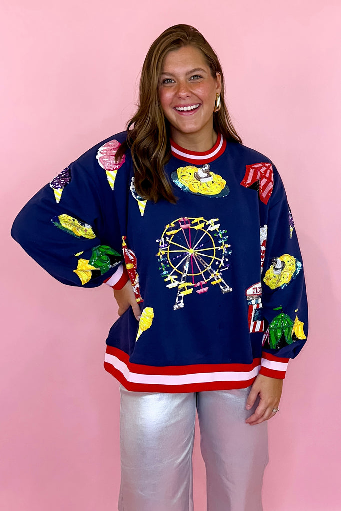 Queen Of Sparkles Fair Fun Sweatshirt