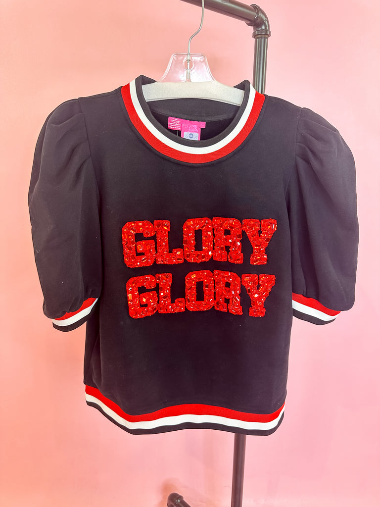 Queen Of Sparkles Glory Glory UGA Sweater