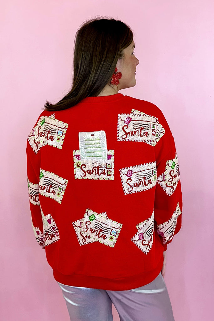 Queen Of Sparkles Letters To Santa Sweatshirt