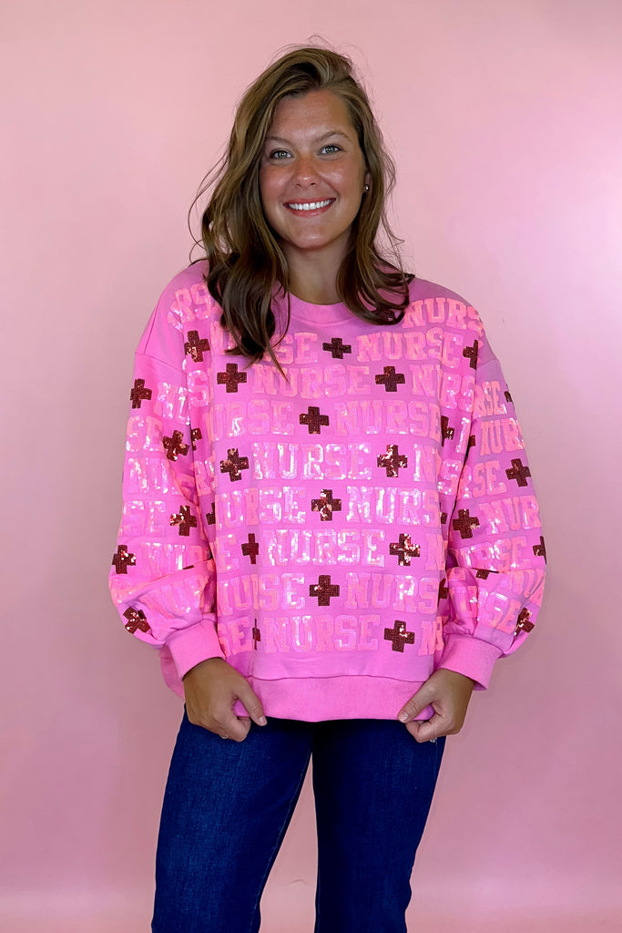 Queen Of Sparkles Nurse Sweatshirt