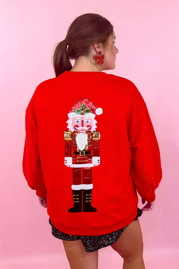 Queen Of Sparkles Metallic Nutcracker Sweatshirt