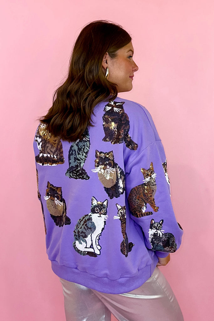 Queen Of Sparkles Cat sweatshirt