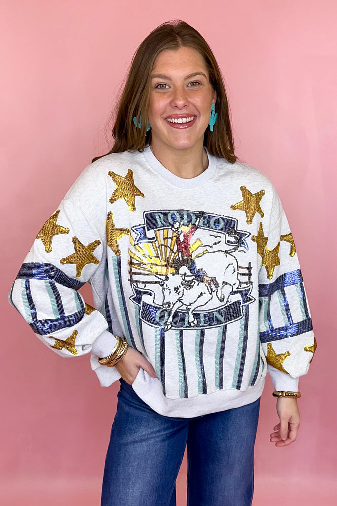 Queen Of Sparkles Rodeo Queen Sweatshirt