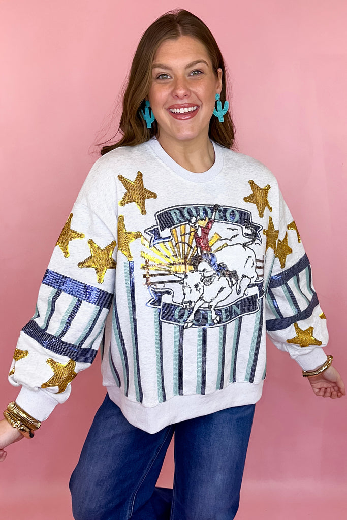 Queen Of Sparkles Rodeo Queen Sweatshirt