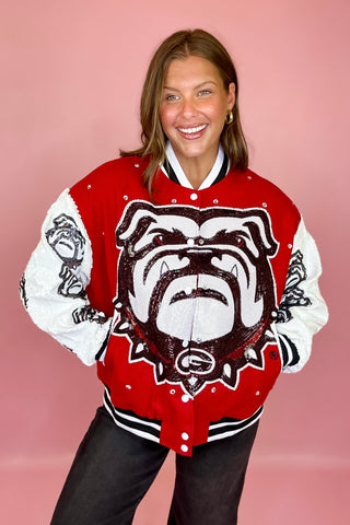 Queen Of Sparkles Licensed Georgia Bomber Jacket