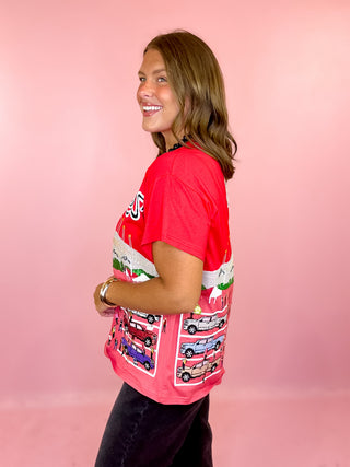 Queen Of Sparkles: Licensed UGA Stadium Tailgate Party Tee