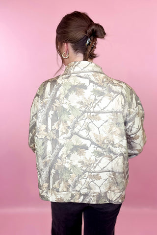 Queen Of Sparkles Licensed USC Mockneck Camo Sweatshirt