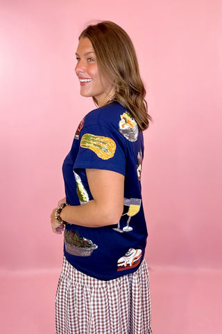 Navy Thanksgiving Dinner Tee