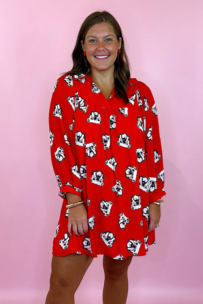 Adrienne Georgia bulldog dress