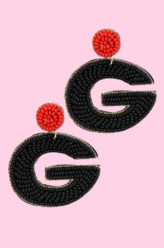 Georgia "G" Beaded Earrings