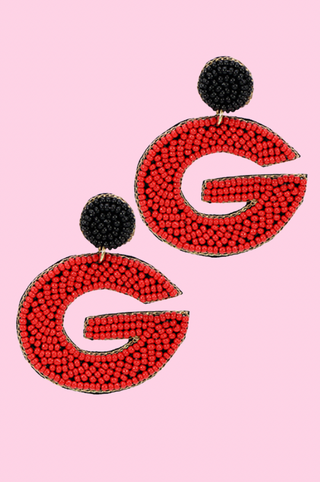 Georgia "G" Beaded Earrings