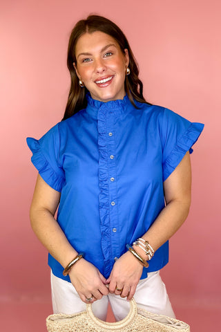 Ruffle Top Royal