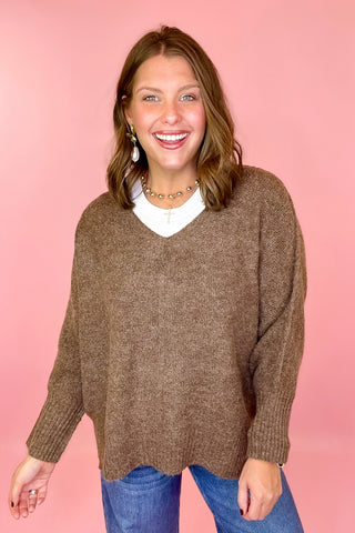 brown oversized sweaters