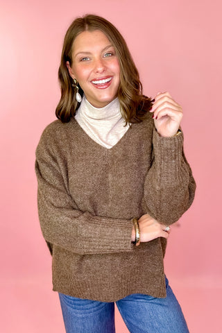 brown oversized sweaters