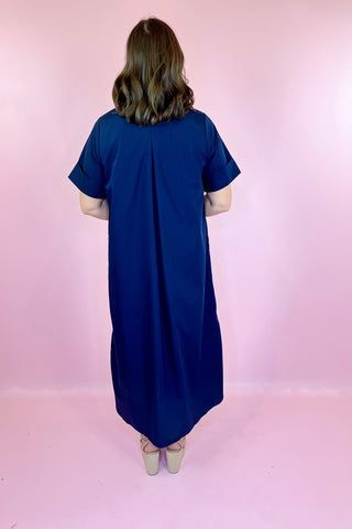 Midi Dress Navy
