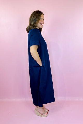 Midi Dress Navy