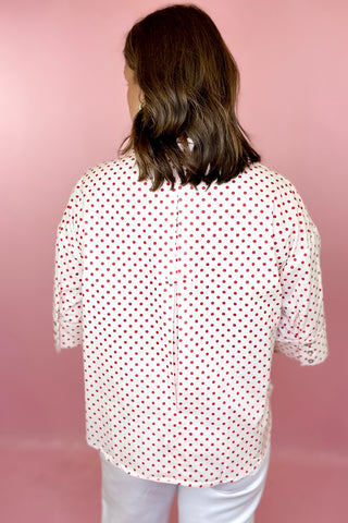 Polka Dot Top Red