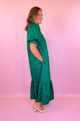 Midi Dress Hunter Green