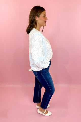 Straight Leg Cropped Jean Dark