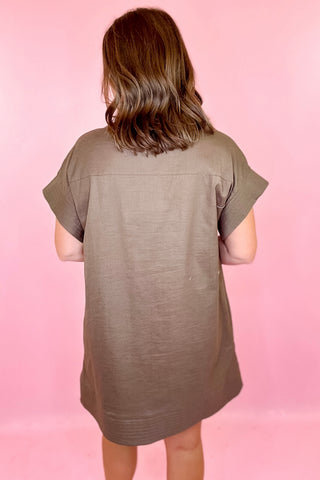 Sweet Simplicity Mini Dress Brown