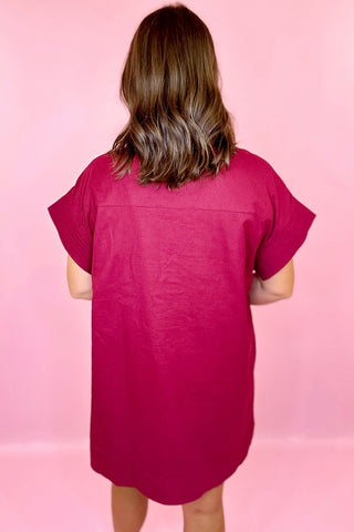 Sweet Simplicity Mini Dress Merlot