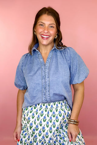 Truly Yours Denim Top Denim