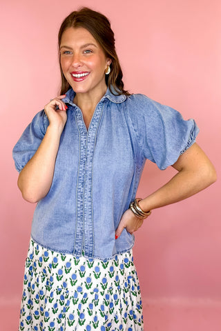 Truly Yours Denim Top Denim