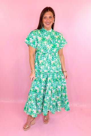 Victoria Dunn Hurley Midi Dress Butterfly Reverie