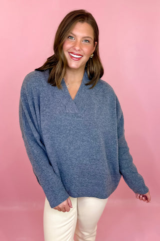 charcoal grey sweater