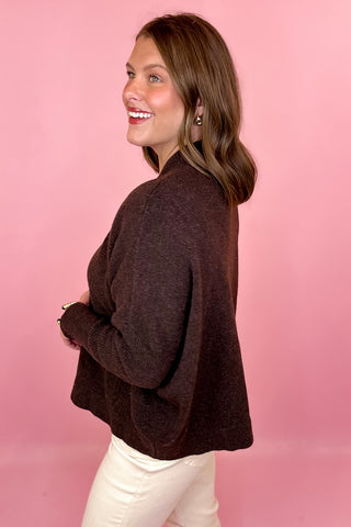 brown sweater