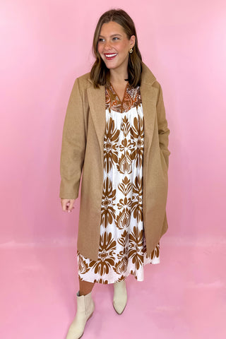 whimsical midi dress Whimsical Thoughts Abstract Midi Dress Small