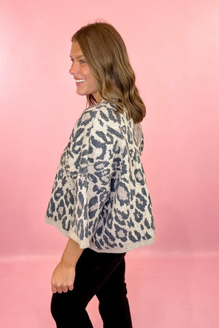 Leopard Sweater Brown