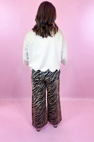 Zebra Pant Mocha