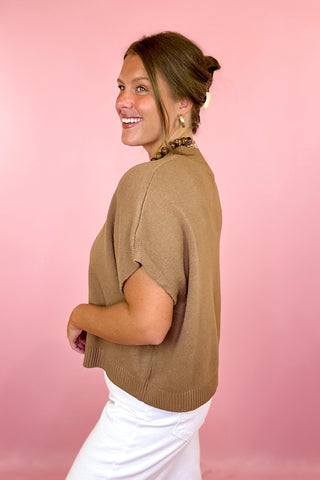  Sweater Top - Camel