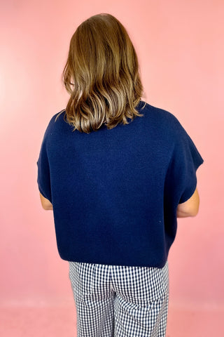 Sweater Top - Navy