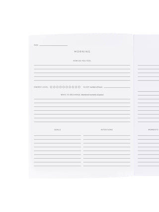 Daily Check In Journal: Make Today Great