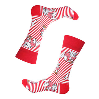Striped Bulldog Socks