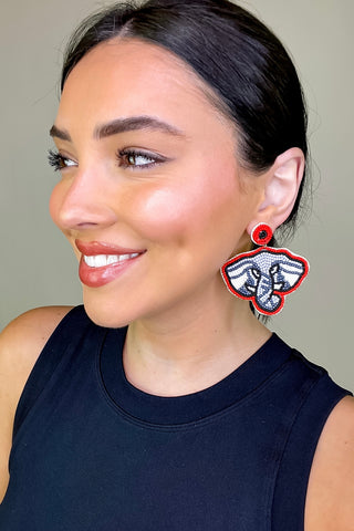 Elephant Face Beaded Earrings