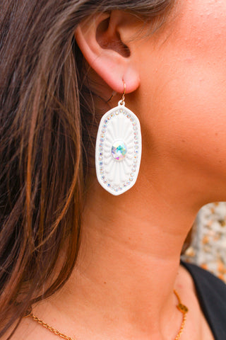 Teardrop Crystal Earrings