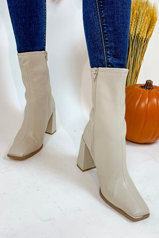 Marvin Bootie In Cream